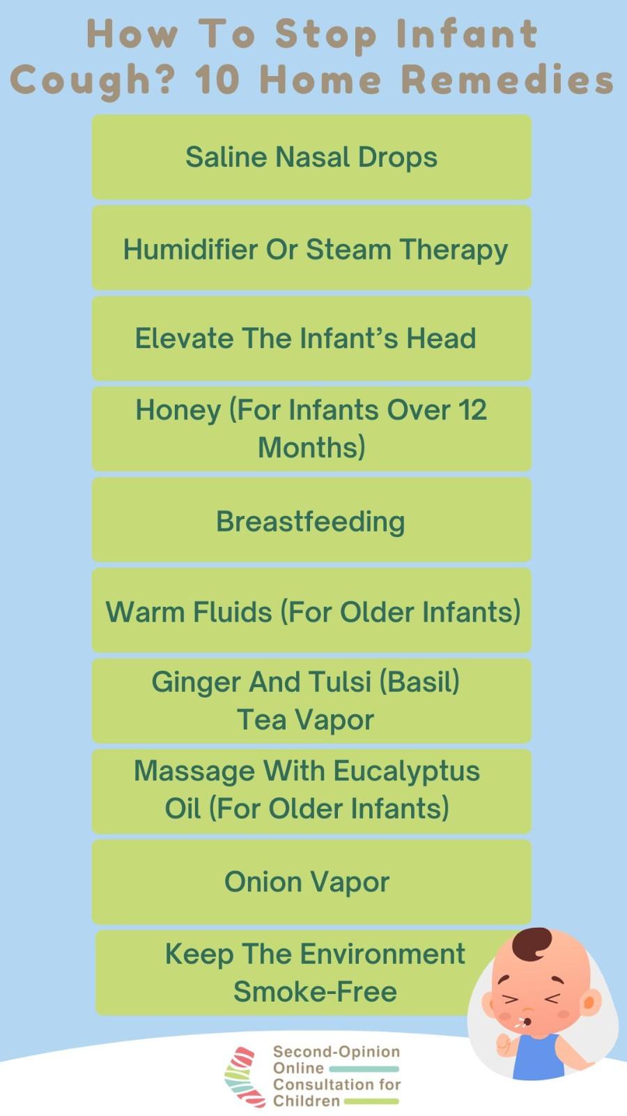 How To Stop Infant Cough? 10 Home Remedies That Work